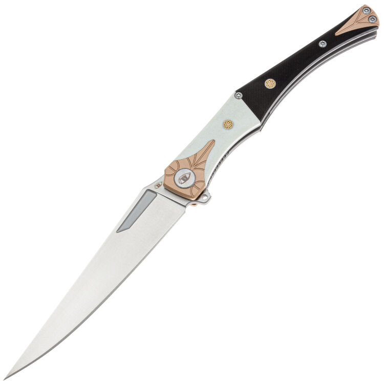 Нож Reptilian Идальго-01 сталь VG-10 рукоять White/Black G10