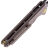 Нож Vosteed Gavko Leopard blackwash сталь M390 рукоять Dark Reddish Purple Titanium