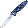 Нож Mcusta Classic Wave сталь VG-10 рукоять Black/Blue Canvas Micarta (MC-0010V)