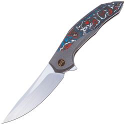 Нож WE Knife Merata satin сталь CPM-20CV рукоять Black Ti/Nebula FatCarbon Fiber (WE22008B-2)