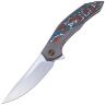 Нож We Knife Merata satin сталь CPM-20CV рукоять Black Ti/Nebula FatCarbon Fiber (WE22008B-2)