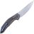 Нож WE Knife Merata satin сталь CPM-20CV рукоять Black Ti/Nebula FatCarbon Fiber (WE22008B-2)