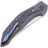 Нож WE Knife Merata satin сталь CPM-20CV рукоять Black Ti/Nebula FatCarbon Fiber (WE22008B-2)
