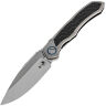 Нож Microtech Anax S/E satin сталь M390 рукоять Titanium/Carbon Fiber (190C-4CFI)