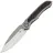 Нож Microtech Anax S/E satin сталь M390 рукоять Titanium/Carbon Fiber (190C-4CFITI)