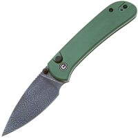 Нож CIVIVI Qubit сталь Damascus рукоять Green Aluminium (C22030E-DS1)