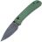 Нож CIVIVI Qubit сталь Damascus рукоять Green Aluminium (C22030E-DS1)