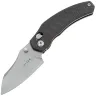 Нож Kizer Mini Bulldog stonewash сталь S45VN рукоять Carbon Fiber