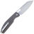 Нож CJRB Ekko Button Lock stonewash сталь AR-RPM9 рукоять Carbon fiber (J1929B-CF)