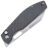 Нож CJRB Ekko Button Lock stonewash сталь AR-RPM9 рукоять Carbon fiber (J1929B-CF)