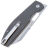 Нож CJRB Ekko Button Lock stonewash сталь AR-RPM9 рукоять Carbon fiber (J1929B-CF)
