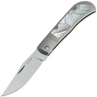 Нож Kizer Trestle satin сталь S45VN рукоять Gray Ti/Mother of Pearl Нож Kizer Trestle satin сталь S45VN рукоять Gray Ti/Mother of Pearl