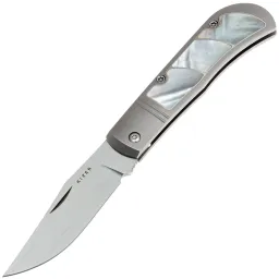 Нож Kizer Trestle satin сталь S45VN рукоять Gray Ti/Mother of Pearl