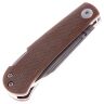 Нож Kansept Wedge сталь 154CM рукоять Brown Canvas Micarta