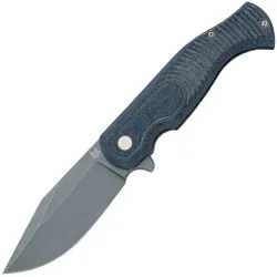 Нож Fox Eastwood Tiger stonewash сталь S90V рукоять Denim Micarta (FX-524 MJ)