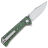 Нож QSP Grebe stonewash сталь S35VN рукоять Green colorful CF (QS147-G1)