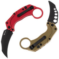 Нож Reate EXO-K black PVD сталь N690 рукоять Red Aluminium