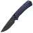 Нож Kizer T1 CD DLC сталь M390 рукоять Blue Aluminium