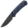 Нож Kizer T1 CD DLC сталь M390 рукоять Blue Aluminium