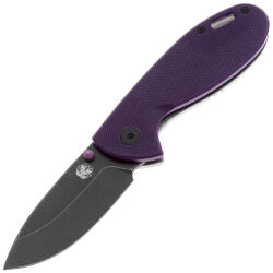 Нож Kristal Zaponka cталь D2 PVD рукоять Purple G10