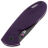 Нож Kristal Zaponka cталь D2 PVD рукоять Purple G10