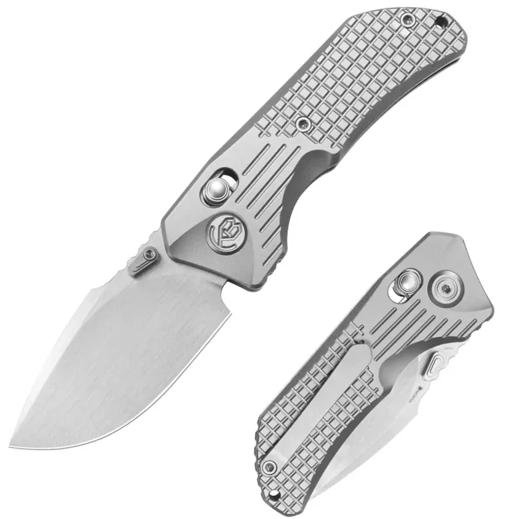 Нож KB Knives Jarpen satin сталь S90V рукоять Grey Titanium