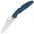 Нож Spyderco Police 4 LTW сталь SPY27 рукоять Cobalt Blue FRN (C07PCBL4)
