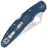 Нож Spyderco Police 4 LTW сталь SPY27 рукоять Cobalt Blue FRN (C07PCBL4)