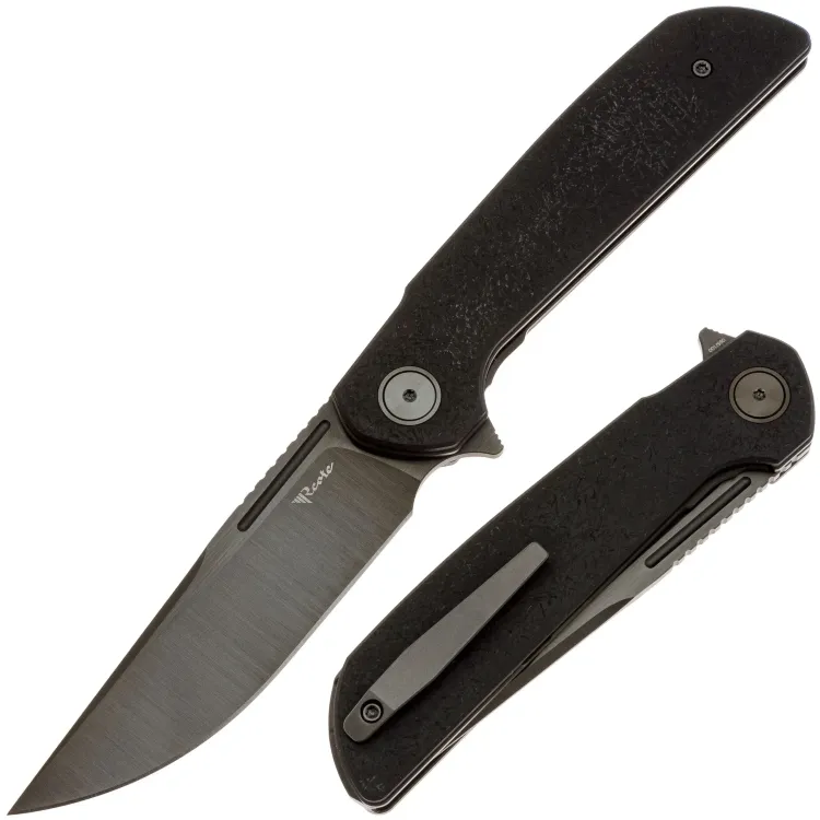 Нож Reate Remedy DLC сталь Elmax рукоять Cosmos Black Glass FatCarbon