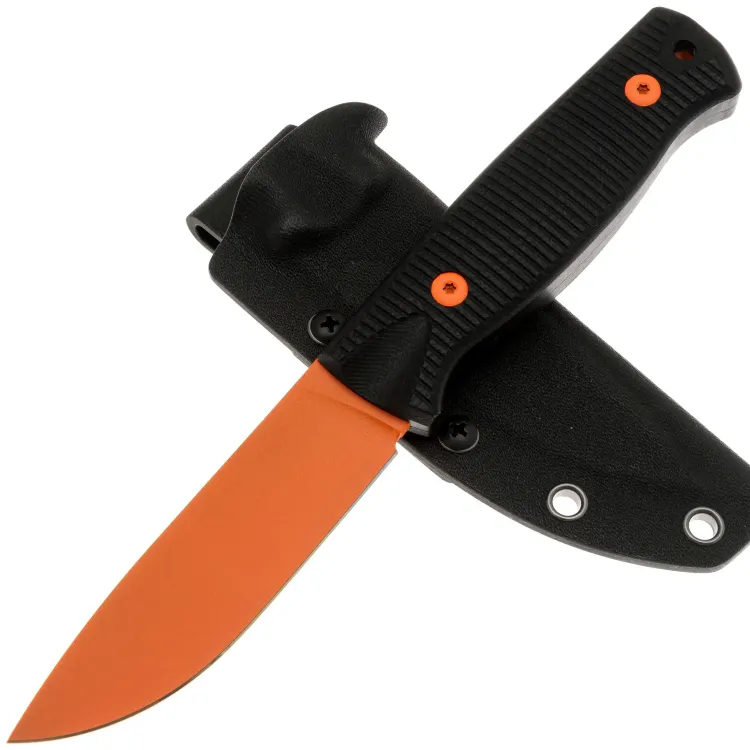 Нож HOT Knife Hoot orange сталь D2 рукоять Black G10