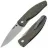 Нож TRM Atom tumbled сталь CPM-20CV рукоять OD Green Micarta