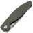 Нож TRM Atom tumbled сталь CPM-20CV рукоять OD Green Micarta