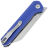 Нож Kansept Bulldozer stonewash сталь D2 рукоять Blue G10