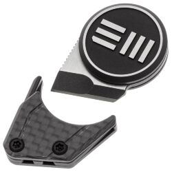 Нож WE Knife Quark Blackwash/Satin сталь M390 рукоять Black Ti/Silvery logo (WE20021-2)