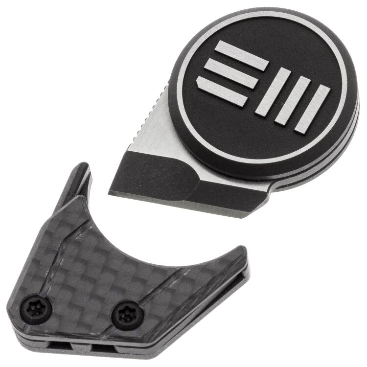 Нож WE Knife Quark Blackwash/Satin сталь M390 рукоять Black Ti/Silvery logo (WE20021-2)