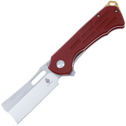 Нож Kizer Quatch Cleaver сталь N690 рукоять Red Micarta