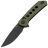 Нож Reate PL-XF black PVD сталь Nitro-V рукоять Green Micarta