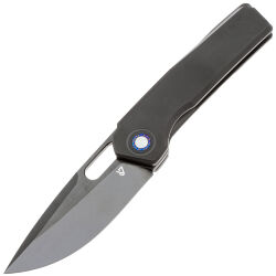 Нож Vanguard Breaker Mirror Polished DLC сталь MagnaCut рукоять Black Titanium