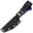 Нож 7 Ножей Пиранья Гибрид сталь N690 рукоять Violet G10