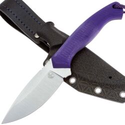 Нож 7 Ножей Пиранья Гибрид сталь N690 рукоять Violet G10
