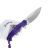 Нож 7 Ножей Пиранья Гибрид сталь N690 рукоять Violet G10