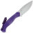 Нож 7 Ножей Пиранья Гибрид сталь N690 рукоять Violet G10
