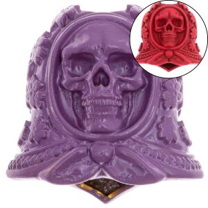 Бусина темлячная Wild Heart Косынка Череп (Purple)