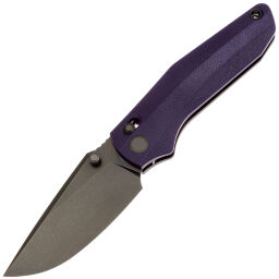 Нож TuoTown Med PVD сталь T10S рукоять Purple G10