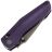 Нож TuoTown Med PVD сталь T10S рукоять Purple G10