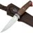 Нож Техно Этно сталь M398 рукоять дамаск Decorum/Ironwood (Дедюхин Г.)