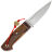 Нож Техно Этно сталь M398 рукоять дамаск Decorum/Ironwood (Дедюхин Г.)
