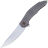Нож WE Knife Merata satin сталь CPM-20CV рукоять Gray Titanium (WE22008A-2)