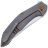 Нож WE Knife Merata satin сталь CPM-20CV рукоять Gray Titanium (WE22008A-2)