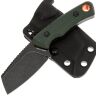 Нож Vosteed Marmoset blackwash сталь 14C28N рукоять Green Micarta
